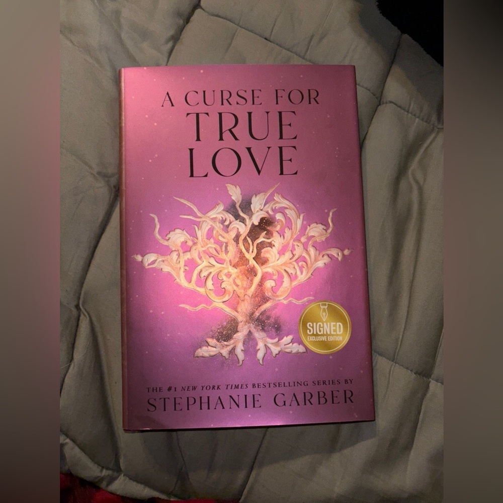 A Curse For True Love by Stephanie Garber B&N Edition Signed